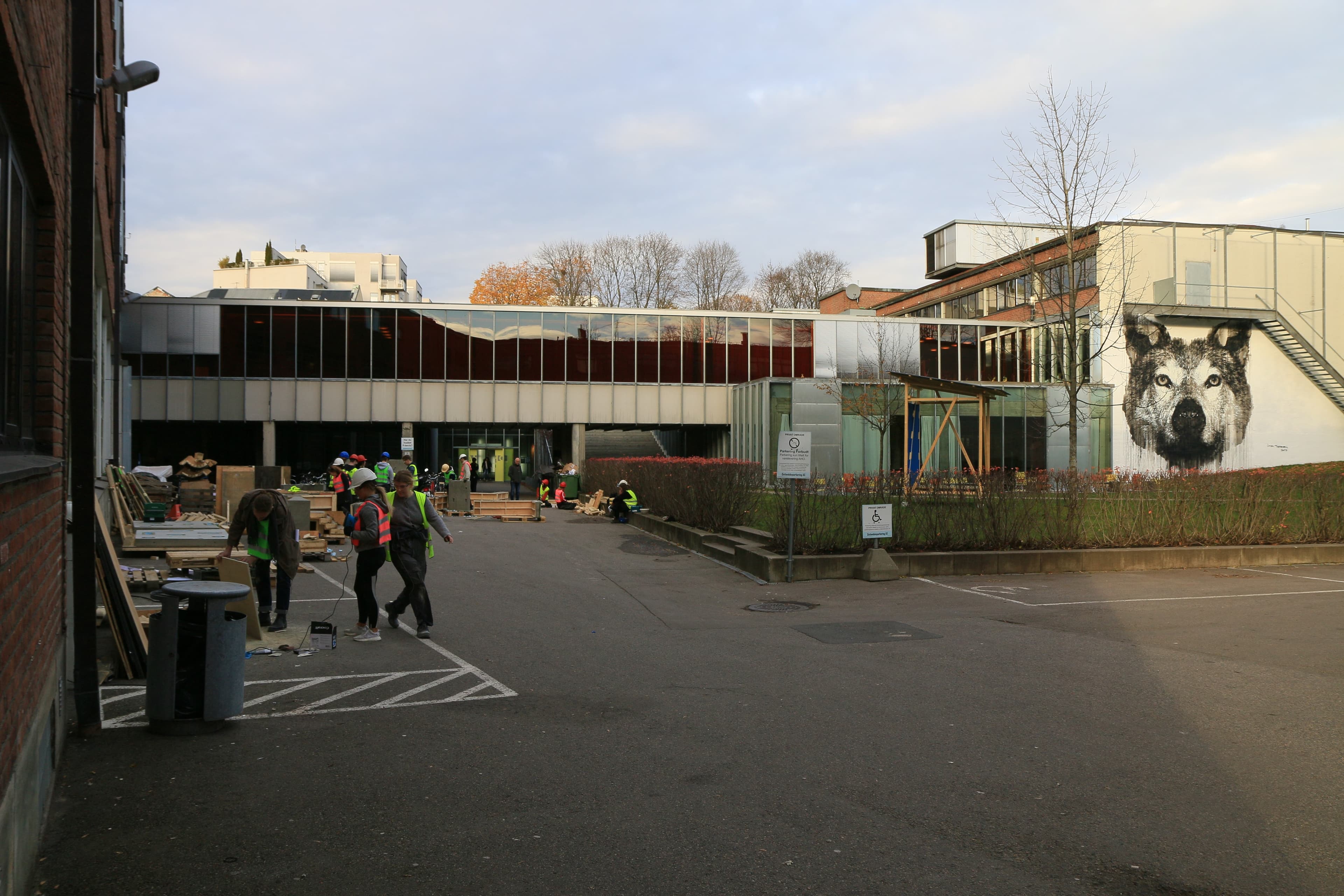 Campus til Arkitektur- og designhøgskolen i Oslo, fotografert i 2017.